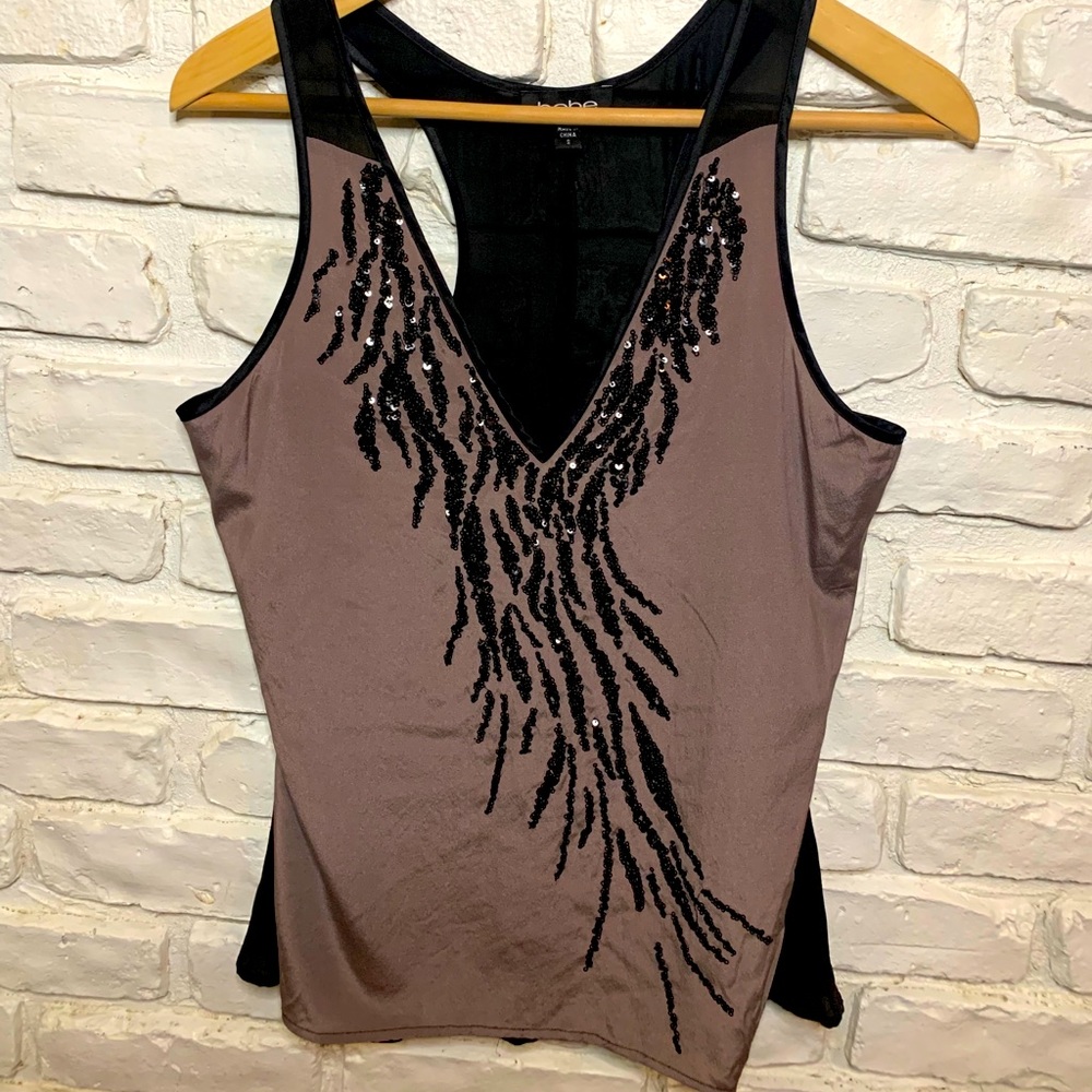 Bebé Brown and Taupe with Metallic accents size S